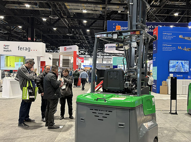 MiMA Forklifts Kicks Off PROMAT 2023 with a Successful First Day